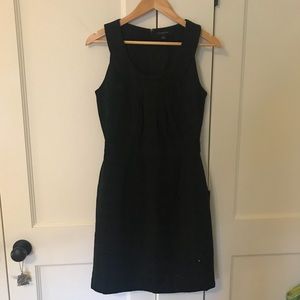 Banana Republic Black Houndstooth Dress